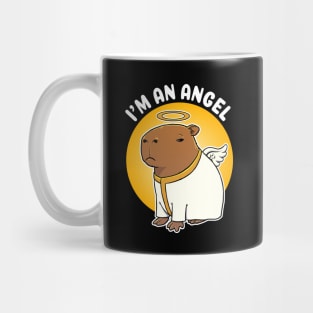 I'm an Angel Capybara Cartoon Mug